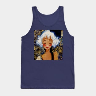 Golden Chrysanthemums Tank Top